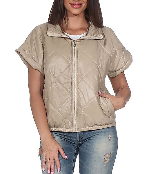 simaranda Steppweste Ärmellose Jacke kurz Outdoor günstig online kaufen