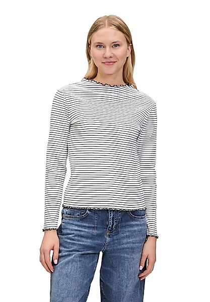 Cartoon Kurzarmshirt "Cartoon Damen Langarm-Shirt mit Kragen", (1 tlg.) günstig online kaufen