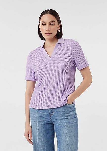 comma casual identity Kurzarmshirt Kurzarm-Sweatshirt mit günstig online kaufen