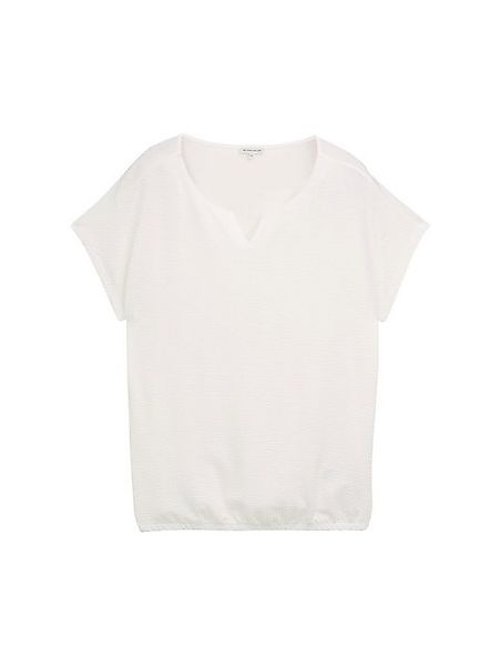 TOM TAILOR PLUS T-Shirt Plus Size - T-Shirt im Material-Mix günstig online kaufen