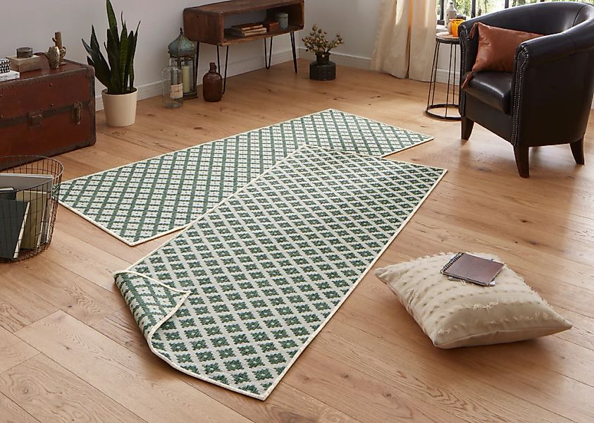 HANSE Home Teppich "Nizza Wendeteppich" rechteckig 5 Höhe In-& Outdoor, Wet günstig online kaufen