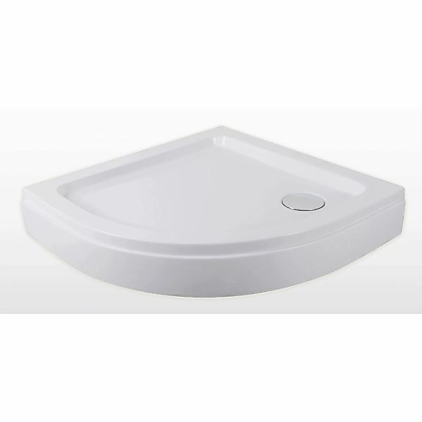 Sanotechnik Duschwanne Viertelkreis 80 cm x 80 cm Weiß günstig online kaufen