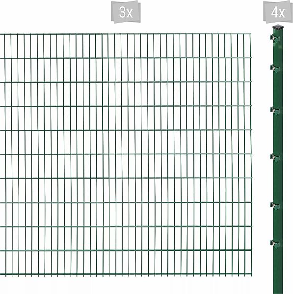 Arvotec Doppelstabmattenzaun "ESSENTIAL 203 zum Einbetonieren", Zaunhöhe 20 günstig online kaufen