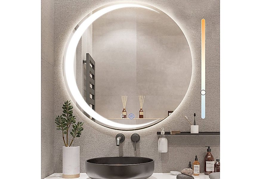 Nettlife Badspiegel 80 cm inkl. berührungsempfindlichem Dimmer Antibeschlag günstig online kaufen