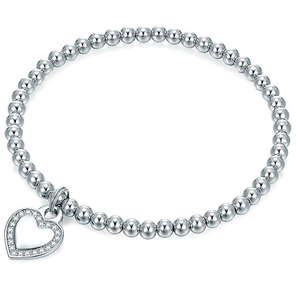 Lulu & Jane Armband Herz silber, günstig online kaufen