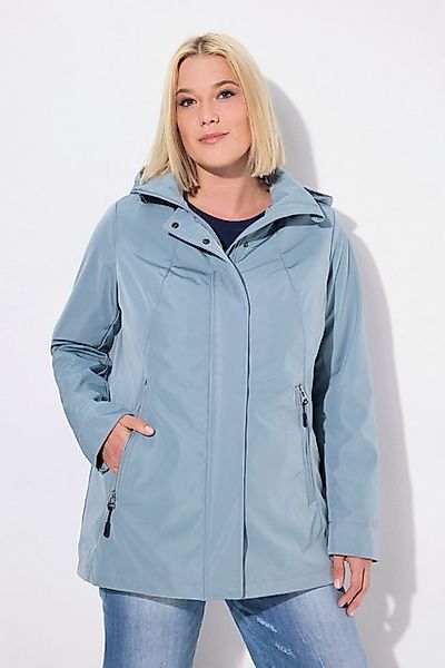 Ulla Popken Outdoorjacke HYPRAR Funktionsjacke wasserabweisend Kapuze günstig online kaufen