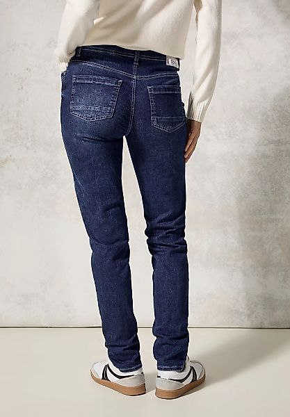 Cecil Slim-fit-Jeans, in dunkelblauer Waschung günstig online kaufen