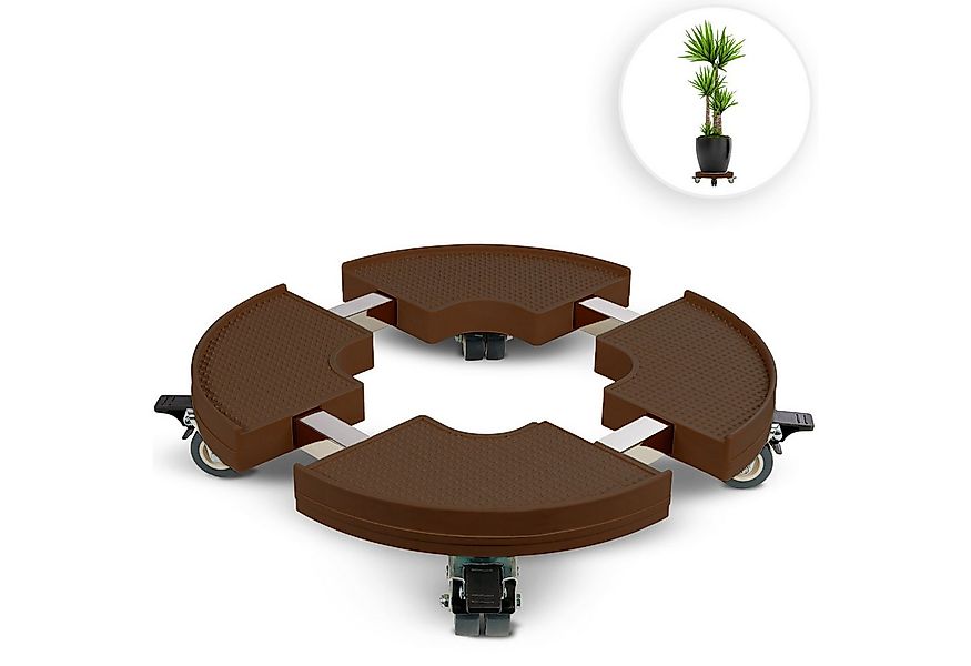 GREENTYPE Pflanzenroller GREENTYPE, Tragkraft 200 kg, Feststellbremse, 4 x günstig online kaufen