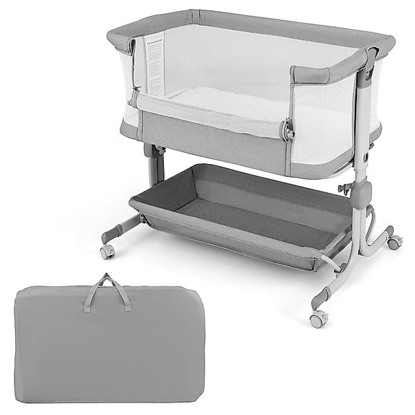 COSTWAY Beistellbett, 1-tlg., Reisebett, Babybett, 6 günstig online kaufen