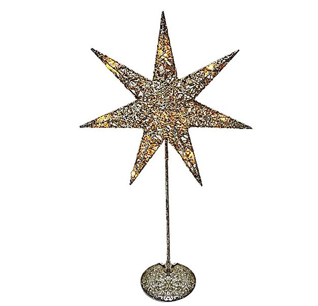 Harms Import LED Dekolicht, LED Weihnachts Tisch Steh Leuchte Advents Stern günstig online kaufen