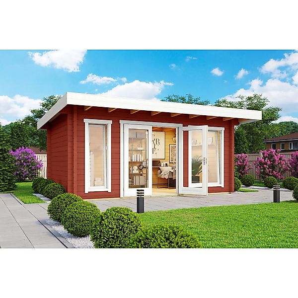 Lasita Gartenhaus Dorset 72 Schwedenrot 450 cm x 250 cm günstig online kaufen