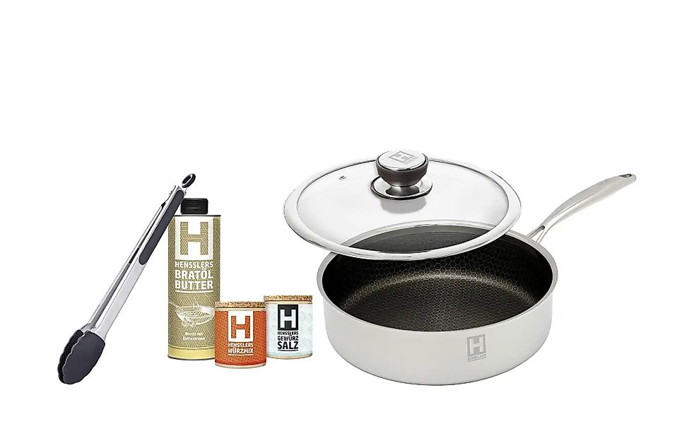 Hensslers Kochbox Special   ¦ silber ¦ Edelstahl,Aluminium Ø: 26 Töpfe & Pf günstig online kaufen
