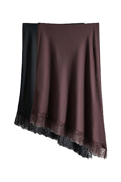 The Set Midirock The Set asymmetrische Midiröcke, Spitze, 2er-Pack (2-tlg) günstig online kaufen