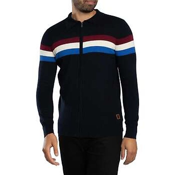 Trojan  Poloshirt Langarm-Poloshirt mit Reißverschluss und Farbblockdesign günstig online kaufen