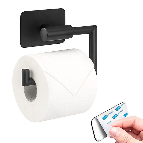 bremermann Toilettenpapierhalter Bad-Serie PIAZZA BLACK TAPE günstig online kaufen