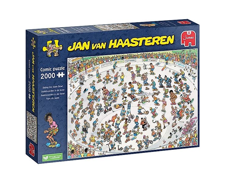 Jumbo Spiele Puzzle Jan van Haasteren Skateboarden in der Bowl 2000 Teile P günstig online kaufen