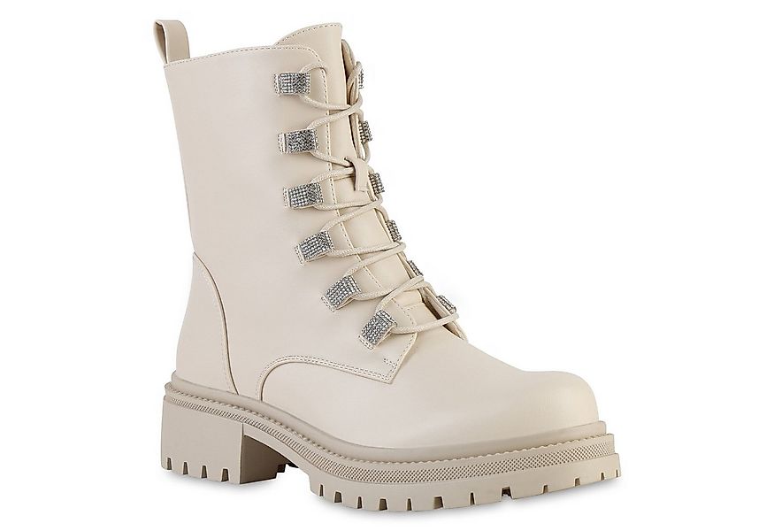 VAN HILL 841804 Schnürstiefelette Damen Leicht Gefütterte Schnürstiefelette günstig online kaufen