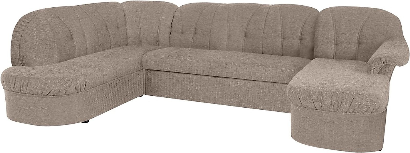 DOMO collection Wohnlandschaft "Pegnitz, zeitlos&modern, elegante Rückenste günstig online kaufen