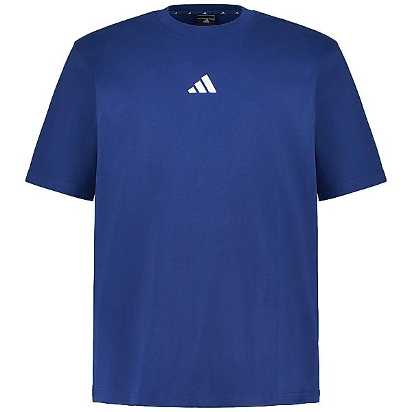 adidas T-Shirt aus Baumwolle Farbe blau/weiß Größe: 4XL günstig online kaufen