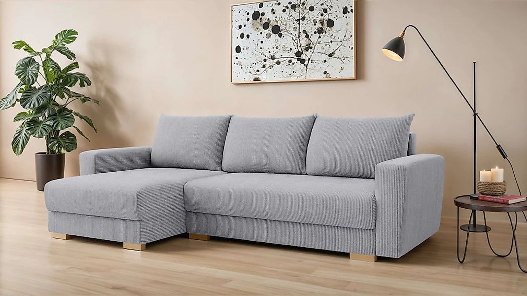 INOSIGN Ecksofa "MAGHERA universell Schlafsofa mit Bettkasten, Maße B/T/H: günstig online kaufen