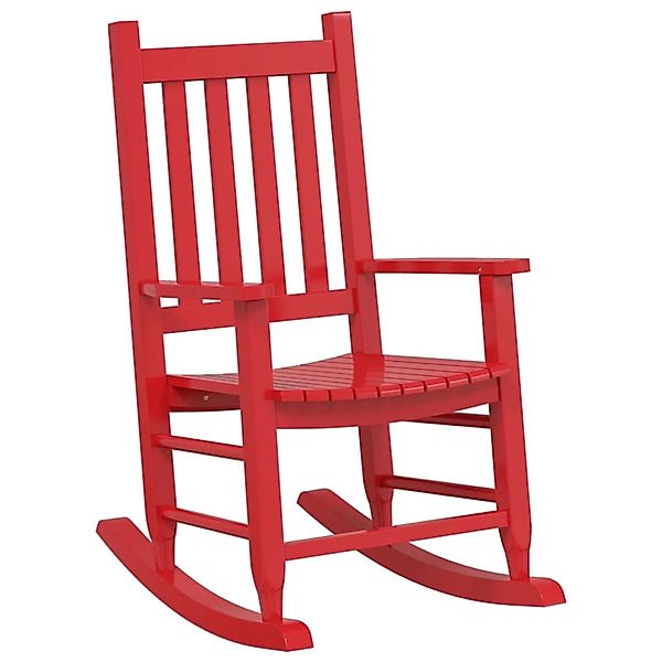 vidaXL Schaukelstuhl Schaukelstuhl für Kinder Rot günstig online kaufen