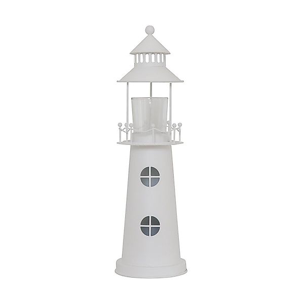 Grafelstein Dekoobjekt Leuchtturm WHITE OCEAN weiß günstig online kaufen