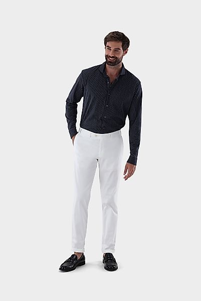 Jerseyhemd aus Schweizer Baumwolle mit Nadelstreifen günstig online kaufen