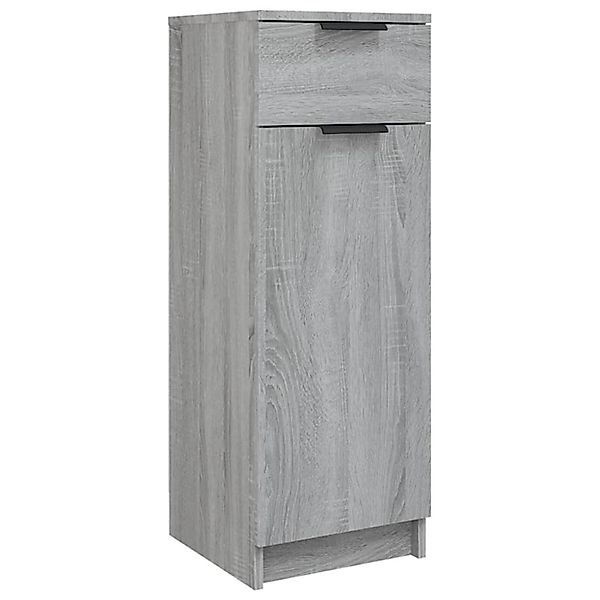 vidaXL Badezimmerschrank Grau Sonoma 32x34x90 cm Holzwerkstoff günstig online kaufen