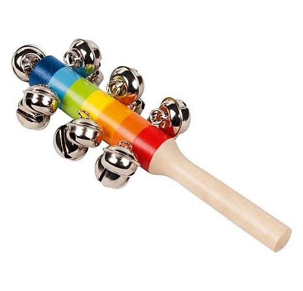 goki Spielzeug-Musikinstrument Schellenstab mit 13 Schellen, aus Holz, für günstig online kaufen