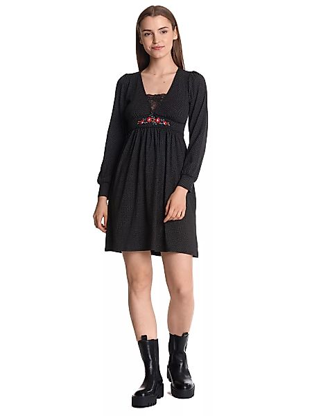 Vive Maria Meadow Love Damen A-Linien-Kleid schwarz allover günstig online kaufen