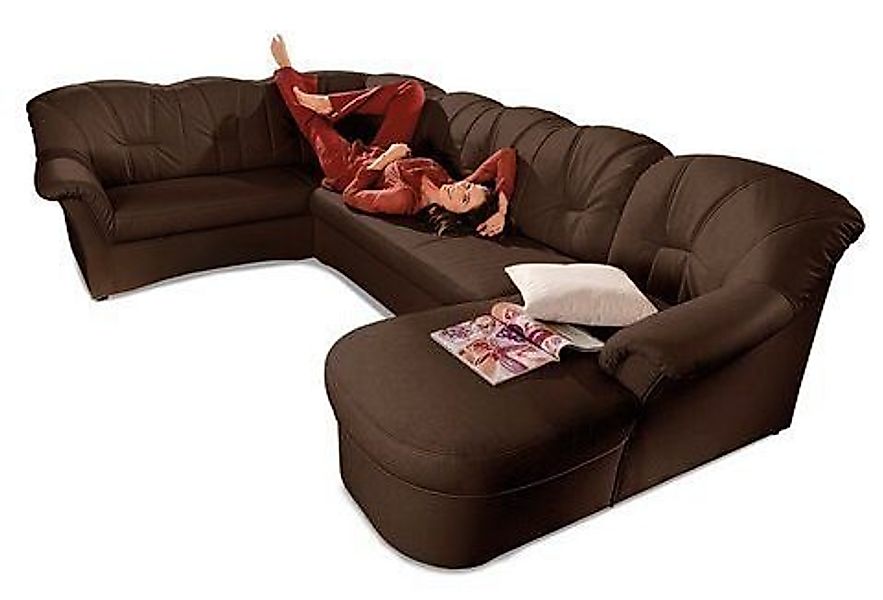 DOMO collection Wohnlandschaft »Papenburg, zeitlose Rückensteppung, elegant günstig online kaufen