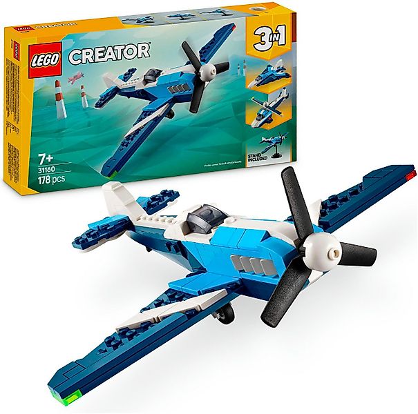 LEGO® Flieger: Rennflugzeug (31160), LEGO Creator Konstruktionsspielsteine, günstig online kaufen