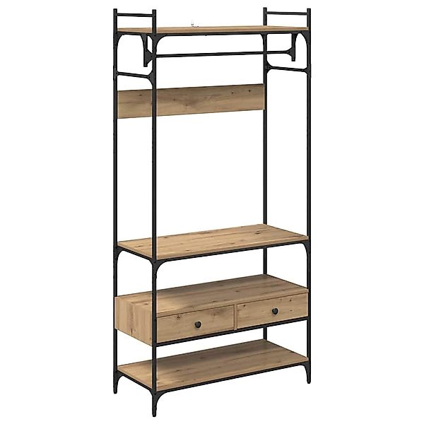 vidaXL Kleiderschrank Artisan-Eiche 89 x 39 x 184,5 cm Holzwerkstoff 883548 günstig online kaufen
