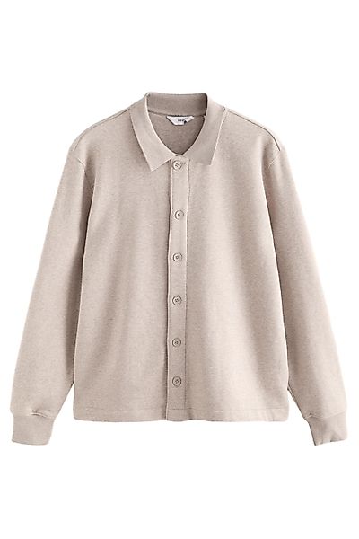 Next Hemdjacke Durchgeknöpfte Jersey-Hemdjacke mit Baumwollanteil günstig online kaufen