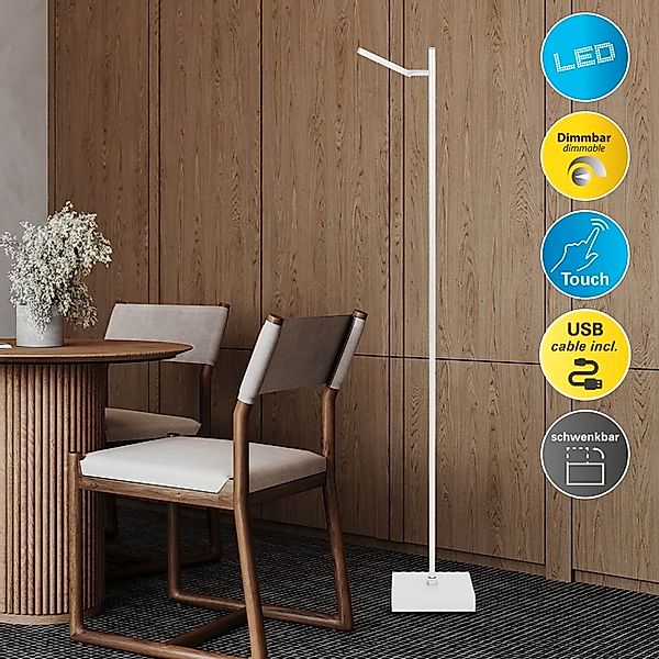 näve LED Stehlampe »Lupa«, 1 flammig, Leuchtmittel LED-Modul   LED wechselb günstig online kaufen