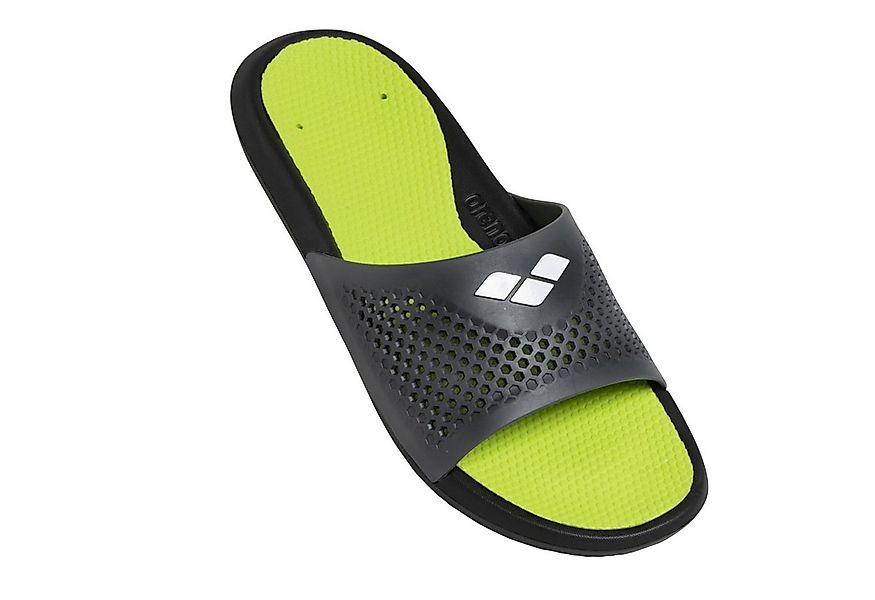 Arena Bruno Badepantolette mit perforierter Oberseite und Abflusslöcher günstig online kaufen