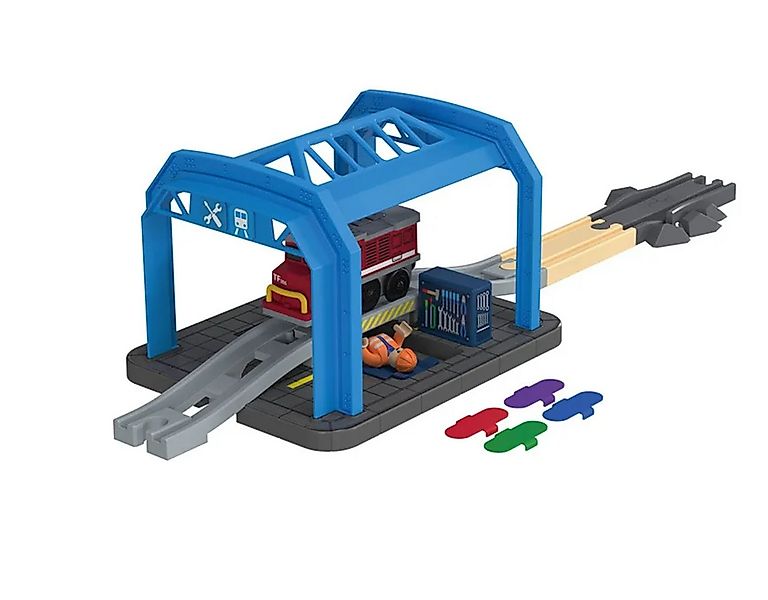 Playtive Spielzeug-Eisenbahn Playtive Spiel Erweiterungsset Holzeisenbahn W günstig online kaufen