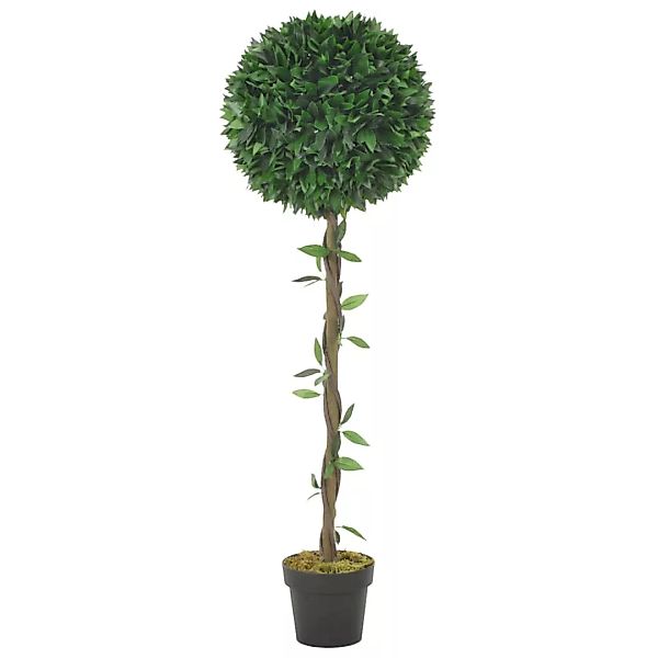 Künstliche Pflanze Lorbeerbaum Mit Topf Grün 130 Cm günstig online kaufen