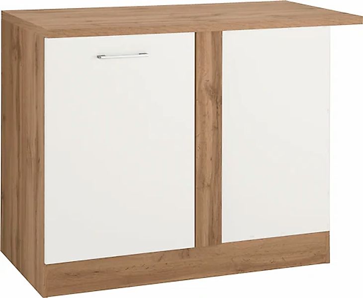KOCHSTATION Eckunterschrank "KS-Colmar" 110 cm, mit Metallgriff günstig online kaufen