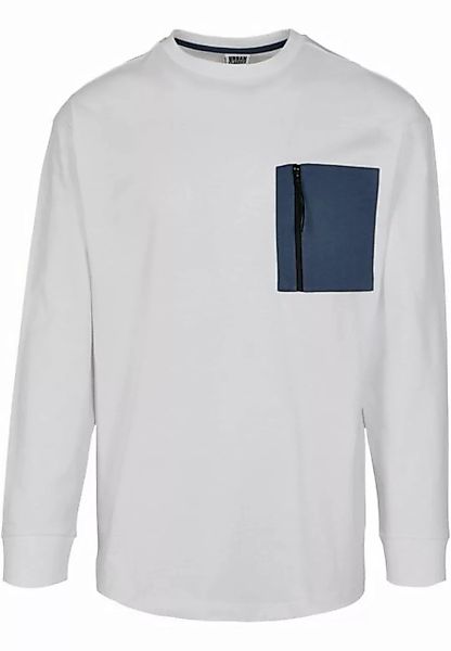 URBAN CLASSICS T-Shirt Urban Classics Herren Boxy Big Contrast Pocket LS (1 günstig online kaufen