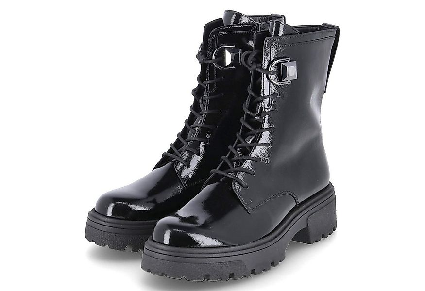 Gabor Gabor 51.761.97 Damen Lackleder schwarz Schnürstiefel günstig online kaufen