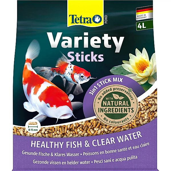 Tetra Pond Fischfutter Variety Sticks 4 l günstig online kaufen