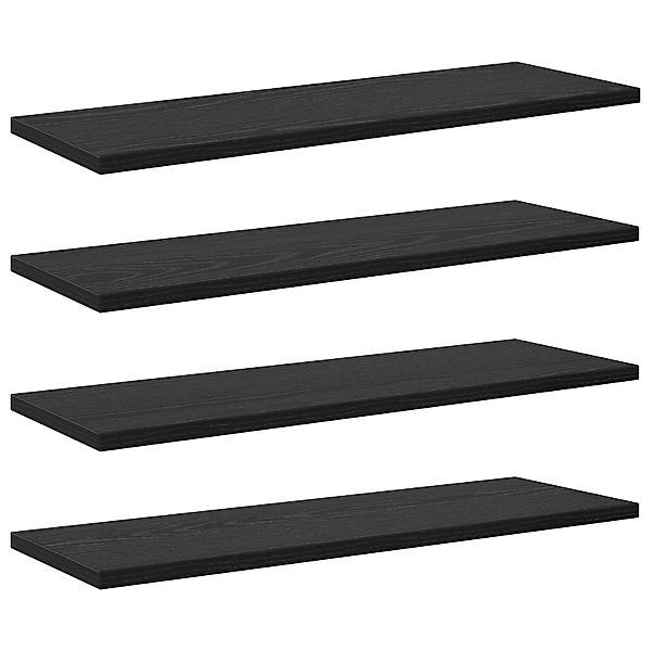 vidaXL Bücherregal Wandregale Schwarze Eiche Verbundholz günstig online kaufen