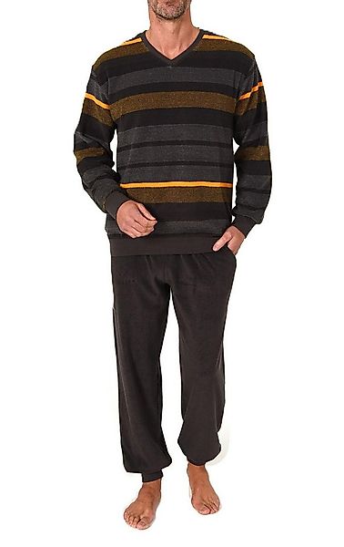 Normann Pyjama Herren Schlafanzug langarm in Frottee Qualität – auch in Übe günstig online kaufen