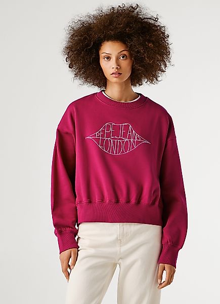 Pepe Jeans Sweatshirt "BERNIS", mit Rundhals, bestickt günstig online kaufen