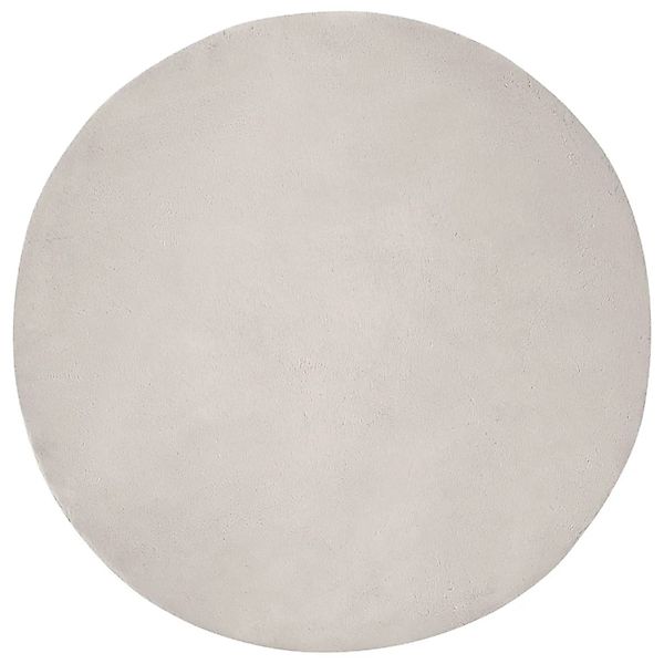 vidaXL Kunstfell Hasen Teppich Olite Beige Ø 200 cm Polyester 42021649 günstig online kaufen
