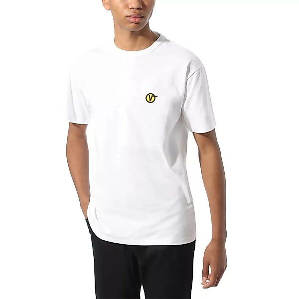 Vans Off The Wall Classic Circle V Kurzärmeliges T-shirt S White günstig online kaufen