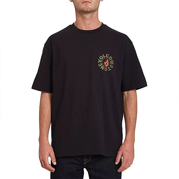 Volcom Nausea Loose Kurzärmeliges T-shirt L Black günstig online kaufen