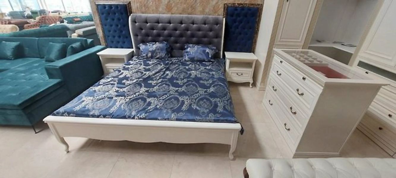 JVmoebel Bett Bett Schlafzimmer Betten Polster Schlafzimmer Möbel Doppel So günstig online kaufen