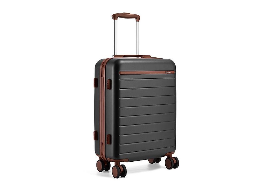 KONO Handgepäckkoffer Hartschalen Koffer mit integriertem Zahlenschloss günstig online kaufen